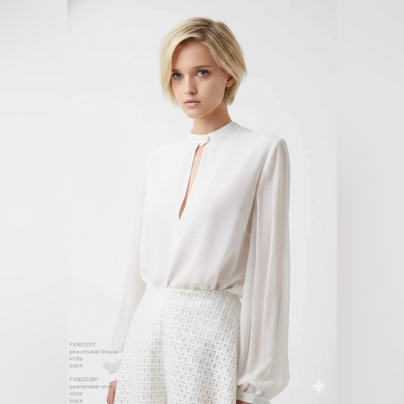 Finders Keepers Tops - NWT Finders Keepers Ivory Blouse size S